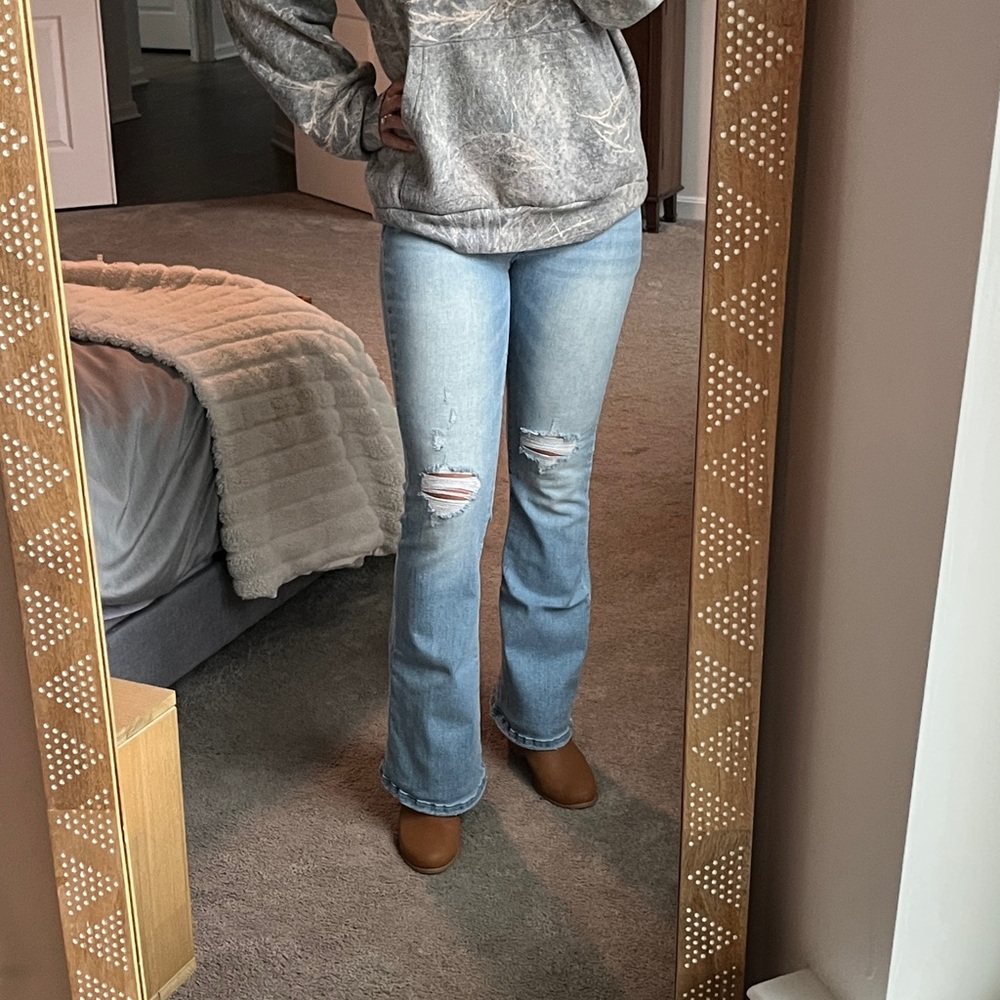Kancan high waist flare jeans